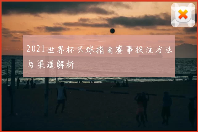 2021世界杯买球指南赛事投注方法与渠道解析